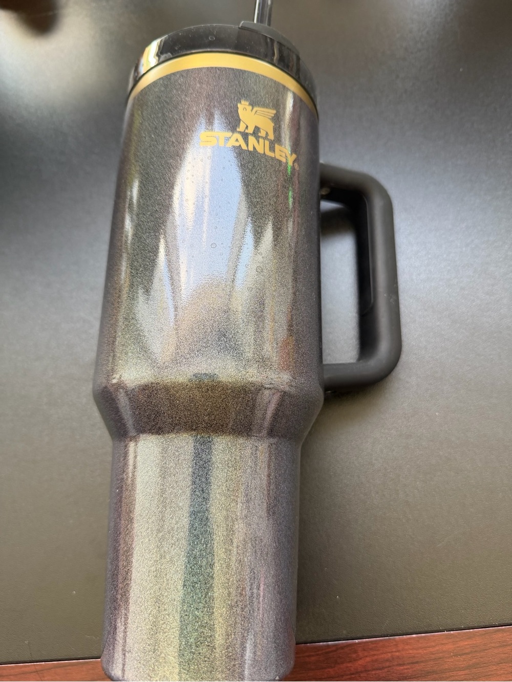 NWOT Limited Edition Stanley Quencher H2.0 FlowState Tumbler Midnight Glitz Cup